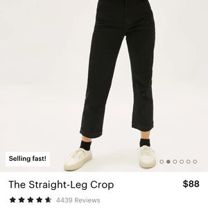 Everlane straight leg crop